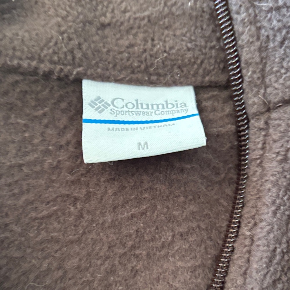 Columbia Dark Brown Fleece Jacket - Picture 2 of 4